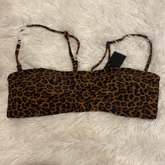 SOLD Kendall & Kylie leopard bikini top - Picture 2 of 5